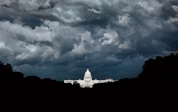 Stormy spring day in Washington, D.C. Photograph by Ryan Heffernan '05