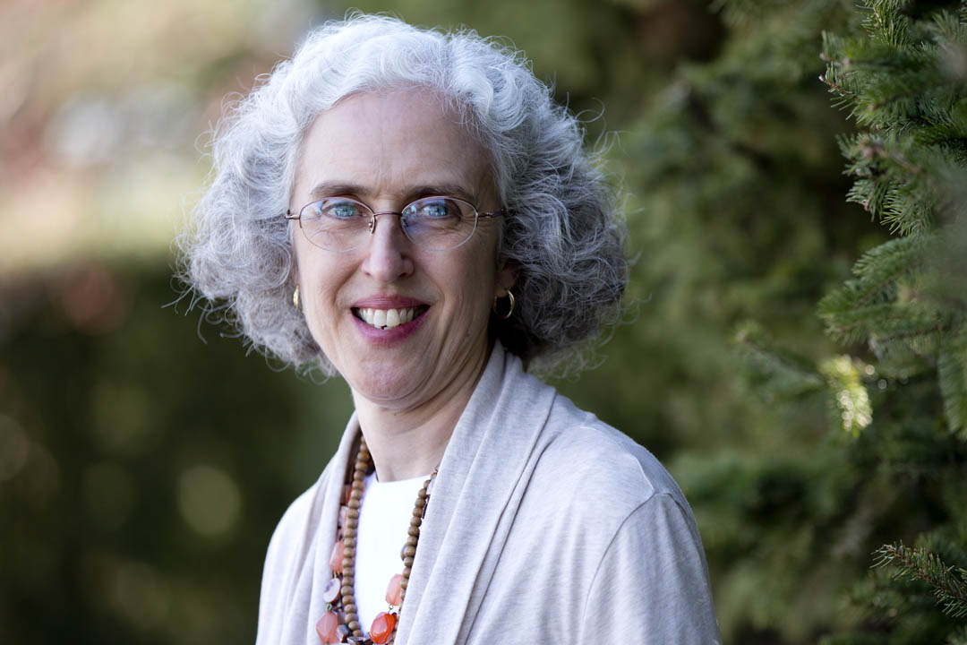 Professor of Sociology Emily Kane. Photograph by Phyllis Graber Jensen/Bates College.