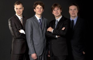 The Bennewitz Quartet. Photograph by Pavel Ovsik.