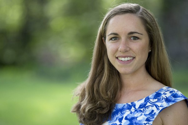 2013 Fulbright grant recipient Emily "Libby" Egan. Photograph by Phyllis Graber Jensen/Bates College.