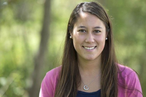 Fulbright grant recipient Valerie Jarvis. Photograph by Michael Bradley/Bates College.