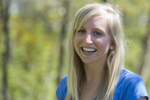 2013 Fulbright recipient Marisa Mohrer. Photograph by Michael Bradley/Bates College.