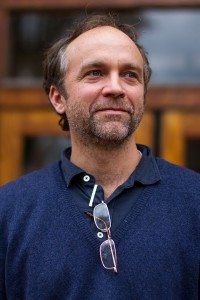 Robert Strong is the college’s director of graduate fellowships and a lecturer in English. (Sarah Crosby/Bates College)