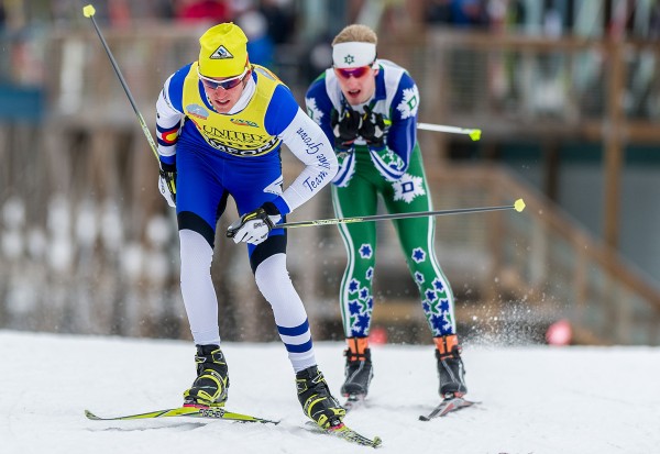 Ellefson competes at the U.S. Cross Country Championships in 2012 at Black Mountain in Rumford (Photo: Steve Fuller '81)