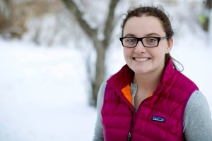 Kristen Kelliher '16 of Norwich, Vt., the youngest female to climb the highest peaks in all 50 U.S. states, is leading a hike up Aconcagua, the Western Hemisphere's highest mountain. (Phyllis Graber Jensen/Bates College)