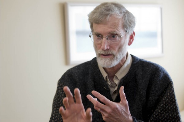 Thomas Tracy is the college's Phillips Professor of Philosophy and Religious Studies. (Phyllis Graber Jensen/Bates College)