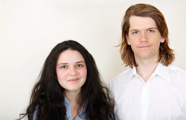 Bates seniors Simone Schriger and Brian Kennedy are recipients of 2014 Watson Fellowships. (Sarah Crosby/Bates College)