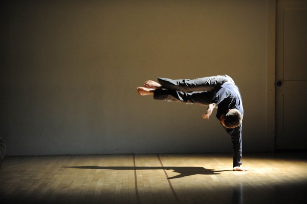 Chris Aiken (shown) and Angie Hauser perform in the Bates Dance Festival's "Different Voices" concerts. (Chris Randle)