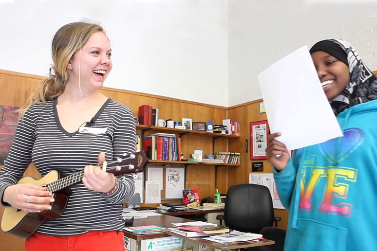 Video: Lewiston children’s poetry inspires thesis music by Catherine Strauch ’14