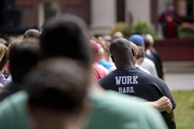 Convocation at Bates College, Sept. 2, 2014. (Phyllis Graber Jensen/Bates College)
