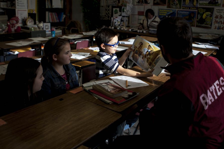 MLK Read at Martel School