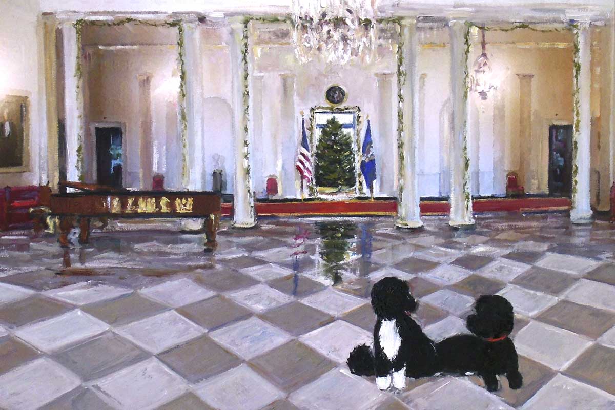 the 2014 white house holiday card features artwork