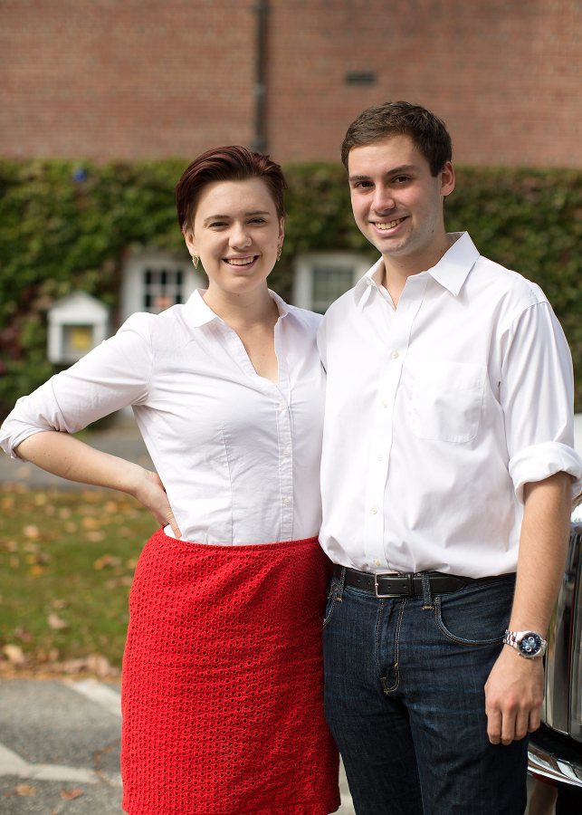 The team of Taylor Blackburn '15 and Matt Summers '15 is among the most prominent U.S. teams heading to Malaysia in January for the World Universities Debating Championships. (Phyllis Graber Jensen/Bates College) 