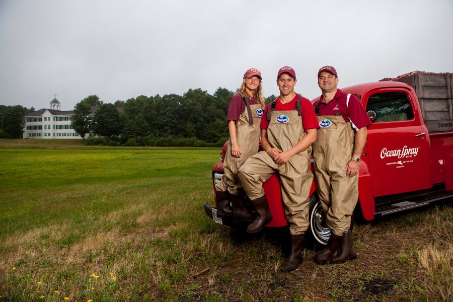 Ladd Intern Kelsey Megehan '15 at Ocean Spray Headquarters