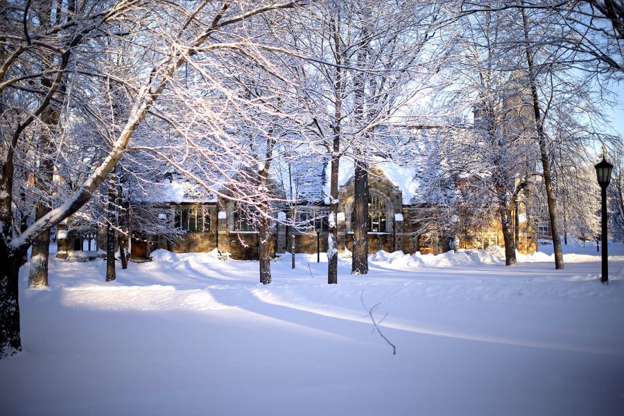 With the cold comes moments of great beauty, too. (Phyllis Graber Jensen/Bates College)