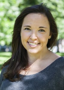 Becca Carifio '15 earned honors in history for her thesis "Wonder Woman Revealed: William Moulton Marston, World War II and the Rise of a Superheroine (1941-1959)." (Sarah Crosby/Bates College)