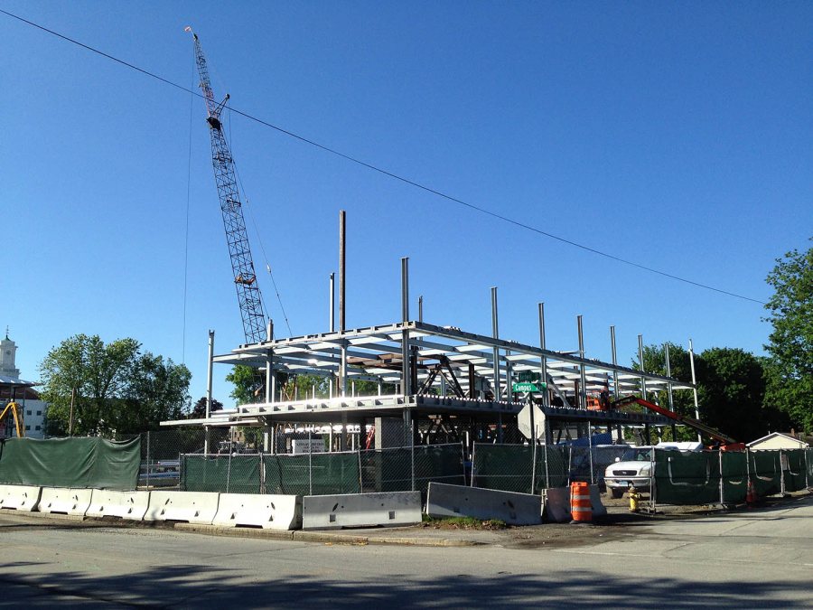 The 55 Campus Ave. student residence on the morning of June 10, 2015. (Doug Hubley/Bates College)