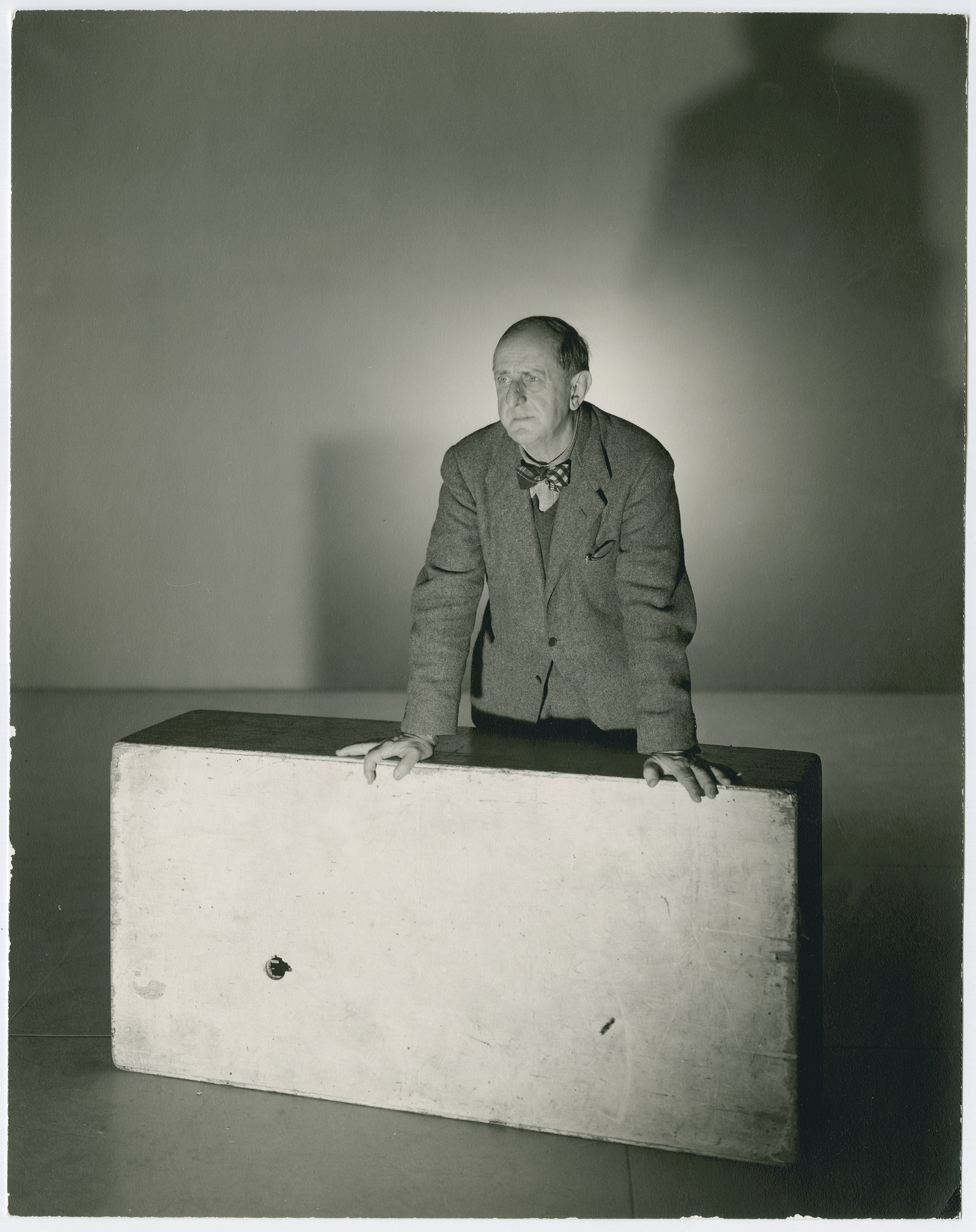 A 1943 portrait of artist Marsden Hartley by photographer George Platt Lynes. Marsden Hartley Memorial Collection, Bates College Museum of Art.