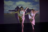 Bliss Kohlmyer and Kara Davis appear in the Bates Dance Festival's "Different Voices" concerts. (Andy Mogg)