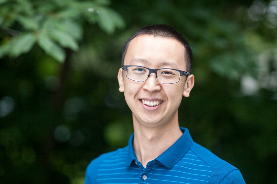 Assistant Professor of Economics Leshui He. (Josh Kuckens/Bates College)