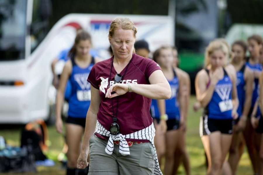 Jay Hartshorn is head coach of women's cross country and track and field. (Phyllis Graber Jensen/Bates College)