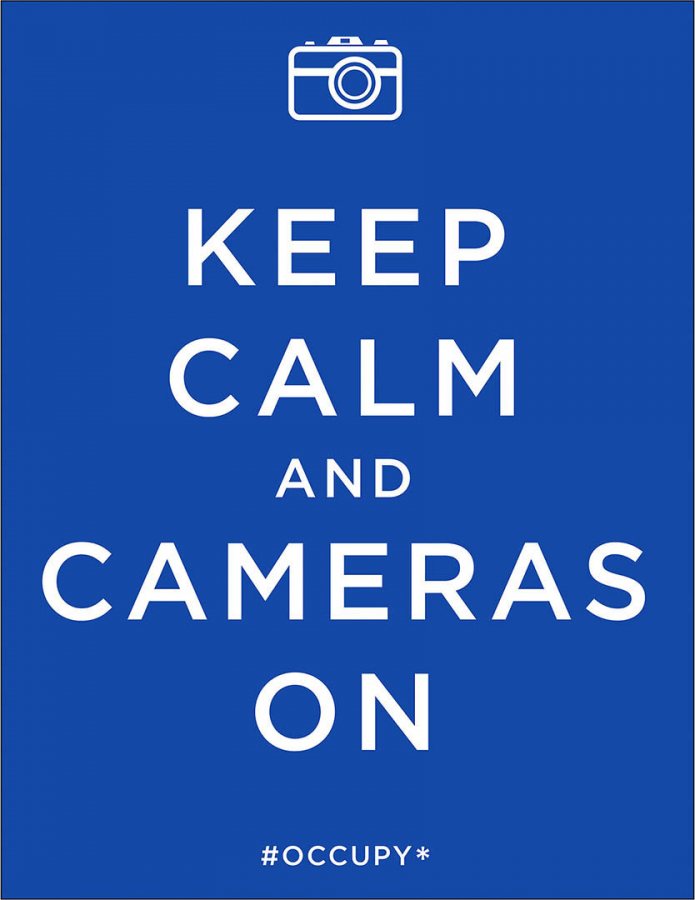 "Keep Calm," a 2011 poster by Mark Miller, Los Angeles.