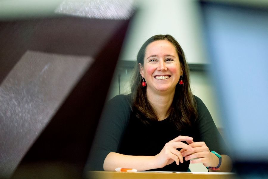 Associate Professor of Mathematics Adriana Salerno. (Phyllis Graber Jensen/Bates College)