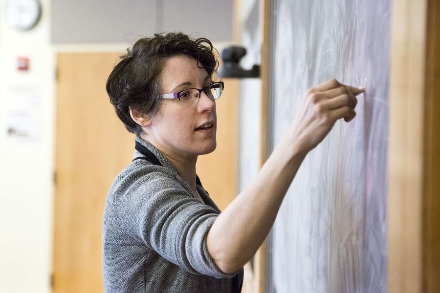 Associate Professor of Philosophy Lauren Ashwell is chair of the Program in Digital and Computational Studies. (Josh Kucken/Bates College)