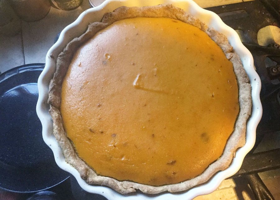 Creswell's Maine pumpkin pie.