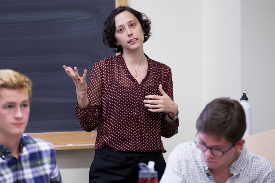 Senem Aslan has been promoted to associate professor of politics at Bates. (Phyllis Graber Jensen/Bates College)