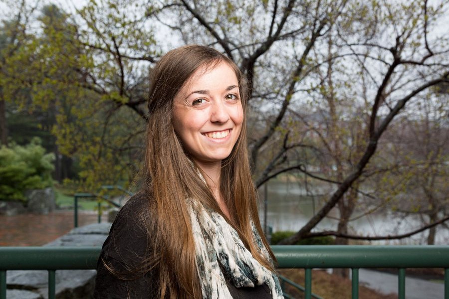 Rebecca Schwartz ’16, an American cultural studies major from West Hartford, Conn., was awarded a 2016–17 Fulbright English Teaching Assistantship for the Czech Republic. (Josh Kuckens/Bates College)