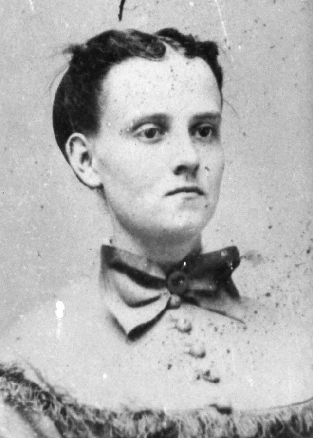 Mary Wheelwright Mitchell was the college's first female graduate, in 1869. (Muskie Archives and Special Collections Library)
