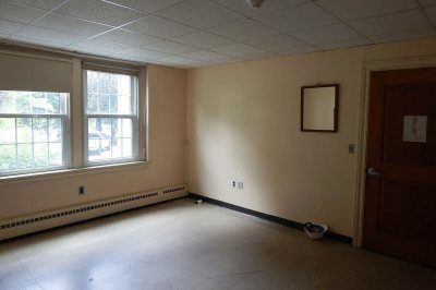 After a makeover starting June 13, this suite will be the apartment of the residence director in Wentworth Adams Hall. (Doug Hubley/Bates College) 