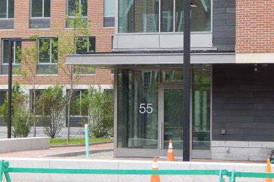 The Campus Avenue residences received their building numbers during the week of July 4, 2016. (Doug Hubley/Bates College)