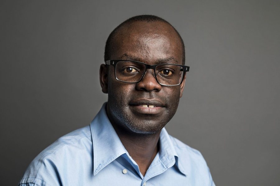 Patrick Otim, Mellon Diversity and Faculty Renewal Postdoctoral Fellow and lecturer in history. (Josh Kuckens/Bates College)