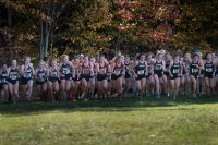 NEW GLOUCESTER, Maine -- The No. 24 nationally ranked Bates women's cross country team won the Maine State Championship meet  running away Saturday, with its top five runners all placing within the top 12 overall at Pineland Farms.

Bates scored 29 points to outpace runner-up Bowdoin (41) by 12. Colby was third (83), followed by Southern Maine (94), St. Joseph's (164), UMaine-Farmington (168), Maine Maritime (225), Unity (240) and UMaine-Presque Isle (261). 

Bates' score is the best since Colby's 23 points in 2010. Following two straight third-place finishes, it is the program's third state championship in the past five years and fourth ever since the women's meet began in 1979.

Bowdoin's Sarah Kelley prevailed in a close charge to the finish line to win the overall title in 18:38.3. But Bates shuttled in the next three finishers, as senior Jessica Wilson (18:42.9), junior Katherine Cook (18:45.7) and sophomore Katie Barker (18:50.5) came in second, third and fourth place. Wilson (Cumberland, Maine), who has led the Bobcats in each race this season, placed 12th at the state meet a year ago.

Wilson, Cook (South Burlington, Vt.) and Barker (Burlington, Vt.) all earned their first All-State honors in cross country, going to the first seven individuals.

Senior Molly Chisholm (Wayland, Mass.) finished eighth out of 116 runners, covering Bates' home 5-kilometer course in 19:09.3; junior Mary Szatkowski (Buxton, Maine) placed 12th in 19:23.9 to round out Bates' scoring. Bates' displacers were first-year Olivia LaMarche (Lynnfield, Mass.) in 16th place (19:32.9) and sophomore Sarah Rothmann (North Andover, Mass.) in 17th (19:43.5).

Two more Bobcats were also in the top 20 overall, as sophomore Ayden Eickhoff (Corvallis, Mont.) took 18th (19:48.2) and sophomore Wendy Memishian (Medway, Mass.) came in 20th (19:50.9).