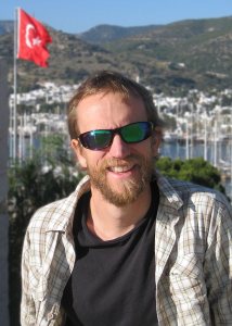 Doug Van Hoewyk poses along the Turkey’s Turquoise Coast, near where he was twice pulled over by the same police officer.