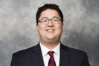 Tim Ohashi '11 is the hockey operations analyst for the Washington Capitals of the NHL. (Photo by Patrick McDermott/NHLI via Getty Images)