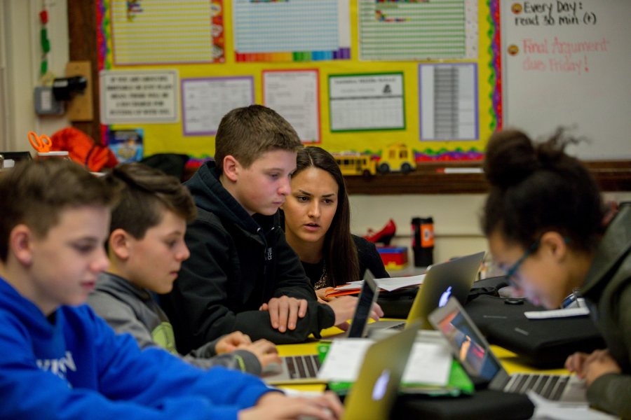 Between students and teachers and among the the students themselves, the essay class is intensely collaborative. 