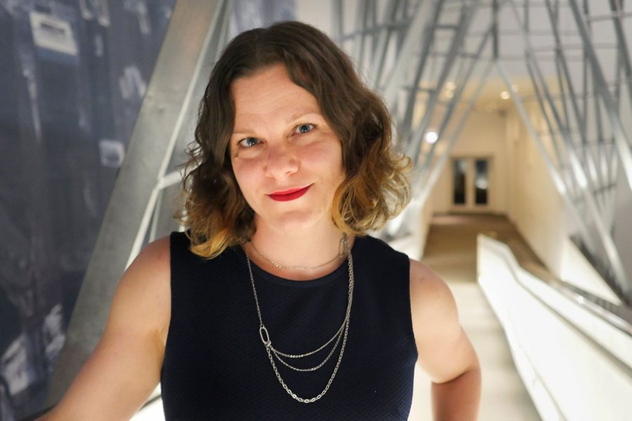 Photographed at her current workplace, the Chicago Cultural Center, Shoshona Currier succeeds Laura Faure as the director of the Bates Dance Festival. (Mark Hackman)