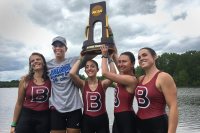 The 2017 Bates Fund includes a college-record $731,674 from Friends of Bates Athletics, a fund that provides support for varsity and club teams at Bates, including the national championship women's rowing team. (Aaron Morse/Bates College)