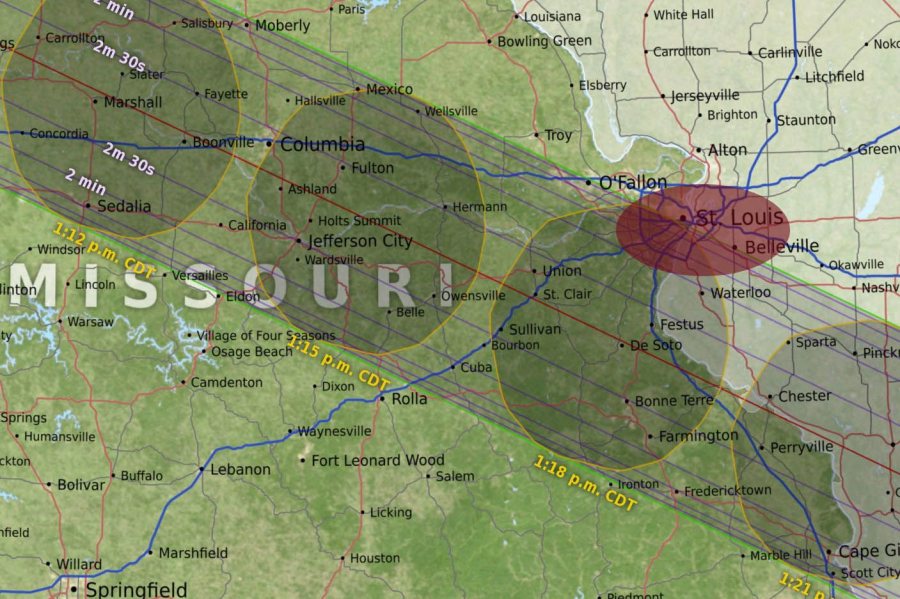 Jason Hall '97 will be able to step outside his office and experience the eclipse.