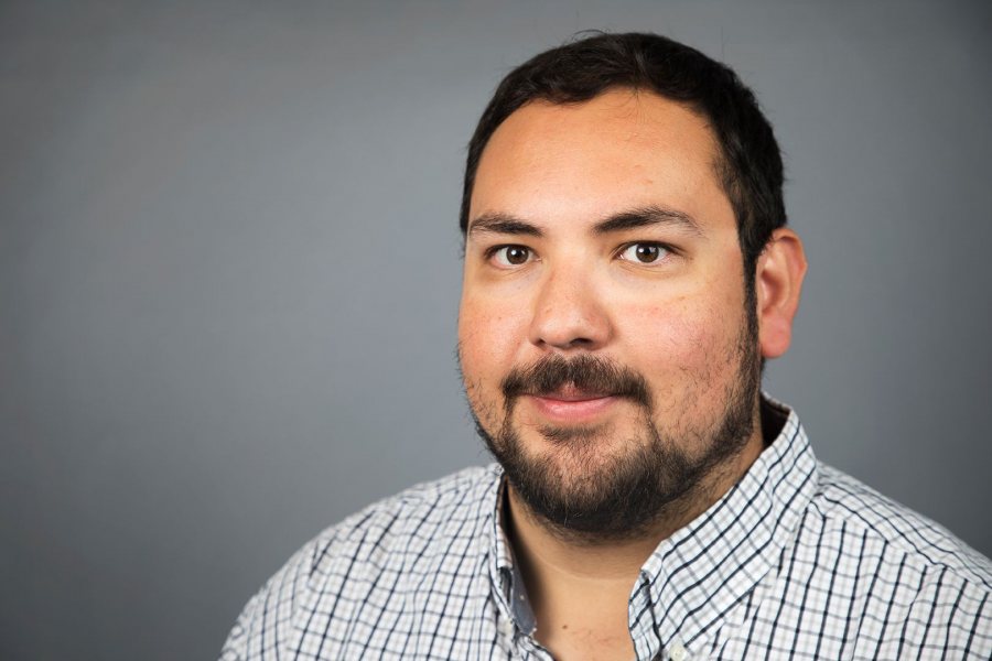 Lecturer in English and a Mellon Diversity and Faculty Renewal Postdoctoral Fellow at Bates, José Villagrana studies early modern literature of England and Spain. (Theophil Syslo/Bates College)