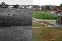 Then and Now: Garcelon Field in the 1930s and right now