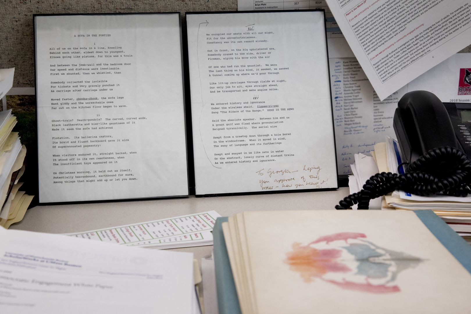Look What We Found A Note From Seamus Heaney To Georgia