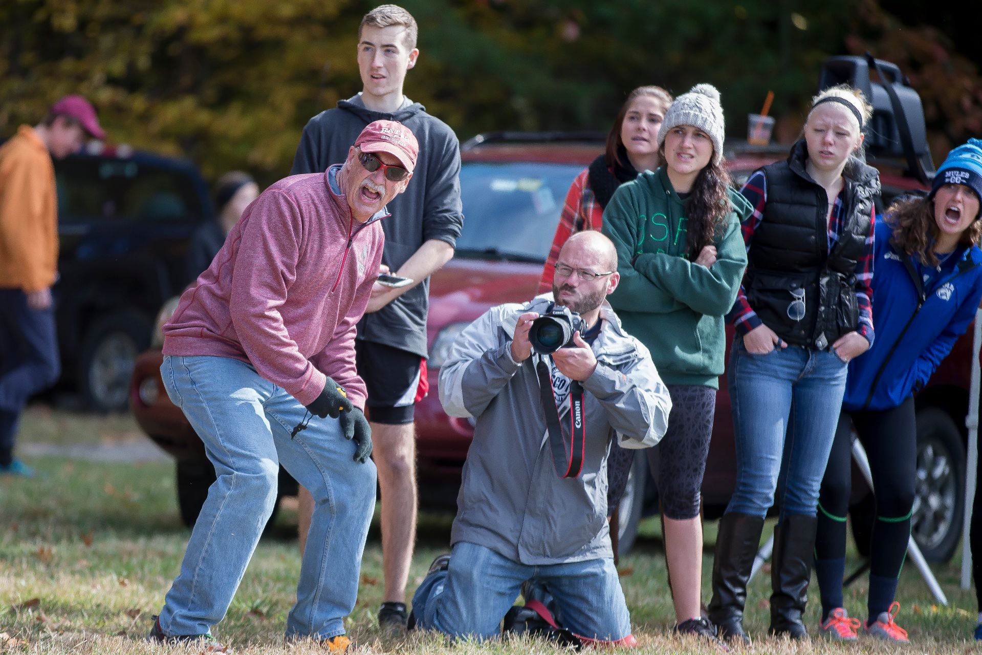 NEW GLOUCESTER, Maine -- First-year phenom James Jones won the individual title as the Bates men's cross country team placed second out of 10 teams Saturday at the Maine State Championship.Jones (Colorado Springs, Colo.) outkicked Colby junior David Chelimo to the finish line, finishing Bates' home 8-kilometer course at Pineland Farms in 25:17.3 to Chelimo's 25:20.2, two of the fastest times ever run on the course. Chelimo placed 10th at the 2015 NCAA Championship meet. Jones's time is the third-fastest ever run on the course, and the fastest by a Bates runner by a 36-second margin over alumni Mike Martin and two-time All-American Tully Hannan.Jones becomes the 18th Bates runner to win the state individual title since the men's meet began in 1968, and the first since John Stansel in 2014.No. 16 nationally ranked Colby, the runner-up to Bates a year ago, won its first state meet title since 1993, and its third all-time. The Mules scored 28 points, followed by Bates (45), Bowdoin (49), Southern Maine (131), UMaine-Farmington (165), Thomas (202), Maine Maritime (209), St. Joseph's (209), UMaine-Presque Isle (235) and Unity (304).Senior captain Evan Ferguson-Hull (West Hartford, Conn.) earned his second consecutive all-state (top seven) honors, placing seventh out of 122 men in 25:38.3, Bates' second-fastest time ever recorded at Pineland.With each team's top five runners scoring, rounding out Bates' scoring were senior captain Joe Doyle (Glastonbury, Conn.) in 11th (26:01.4), junior Ben Tonelli (Seattle, Wash.) in 12th (26:04.0) and junior Zach Magin (West Hartford, Conn.) in 14th (26:04.0). Senior Nick Orlando (Milton, Mass.) in 15th (26:09.0) and junior Matt Morris (Rockville, Md.) in 16th (26:13.9) were Bates' displacers. Three additional Bobcats finished among the top 20 individuals: junior Stephen Rowe (Gambier, Ohio) in 17th (26:23.7), senior captain Michael Horowicz (Montclair, N.J.) in 18th (26:27.7) and junior Jack Kiely (Severna Park, Md.) in 20th