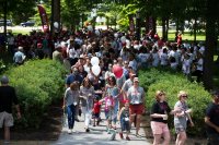 Moments from the Alumni Parade on The Quad and Alumni Walk on June 9, 2018