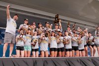 Video: Bates women’s rowing brings home the gold(s)