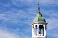 A weathervane seen on top of Hathorn Hall on June 20, 2018.