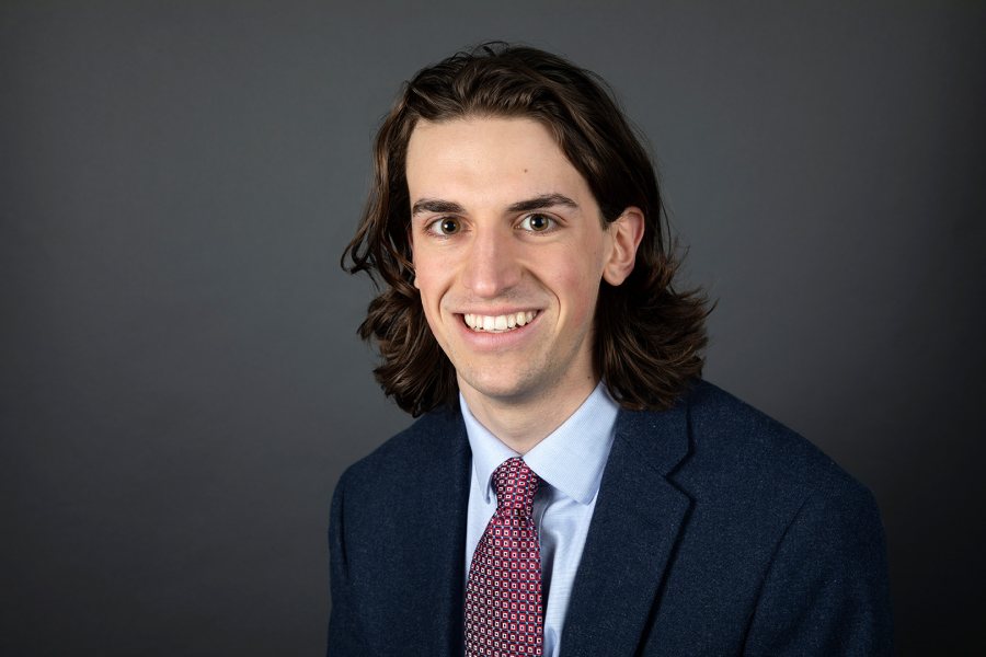 Zachary Anderson '19 of Rochester, N.Y., a sociology major, was offered a Fulbright English Teaching Assistant award for Malaysia. (Grace Link '19 for Bates College)